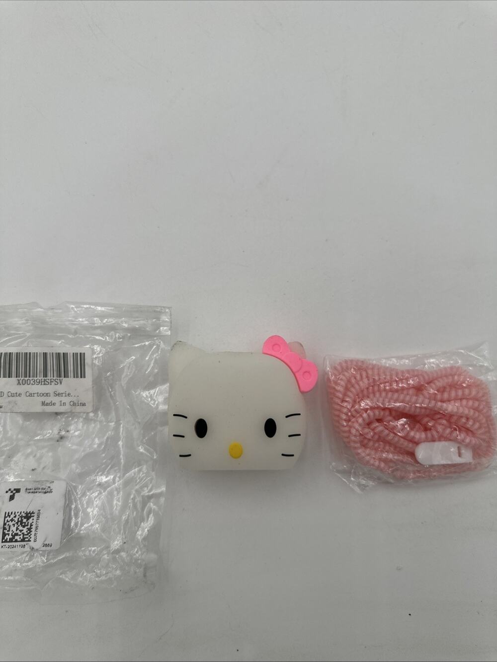 Cute 3D Cartoon Charger Case & Cable Protector for iPhone USB-C Adapter